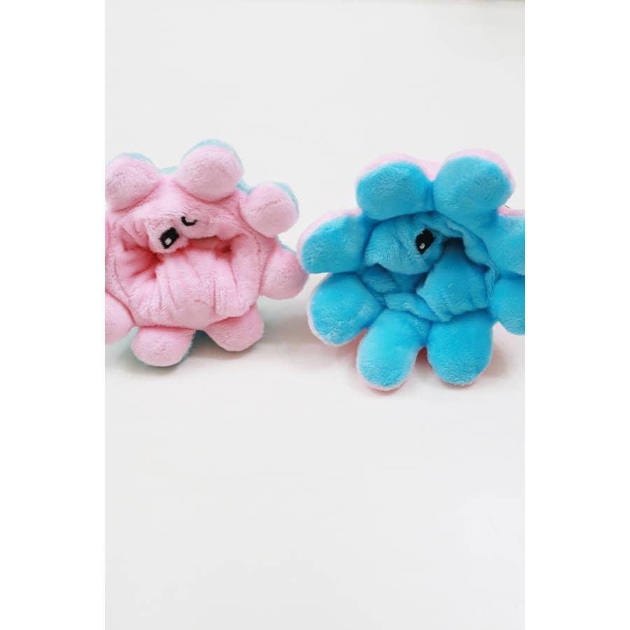 Mini Reversible Octopus Plushie Keychain