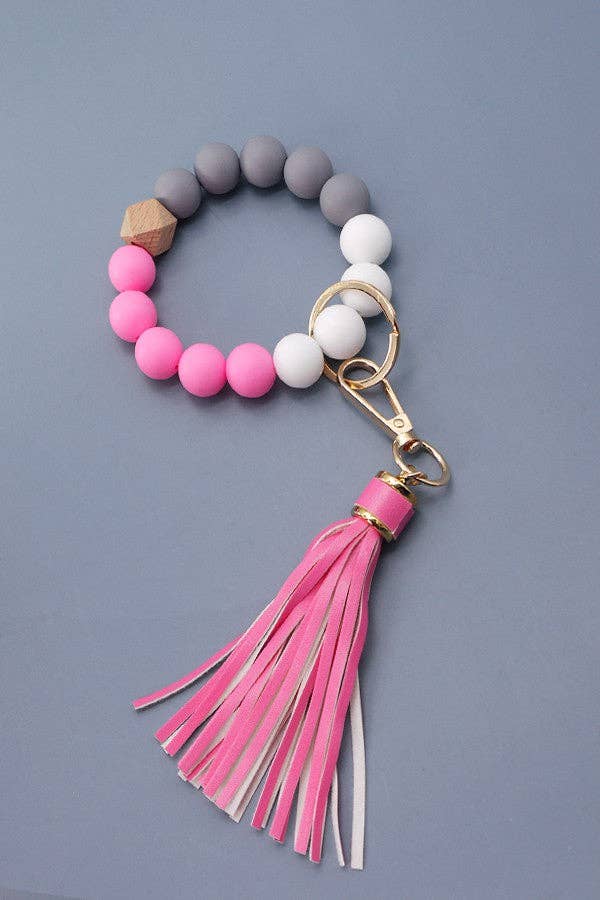 Bead Bracelet Key Chain