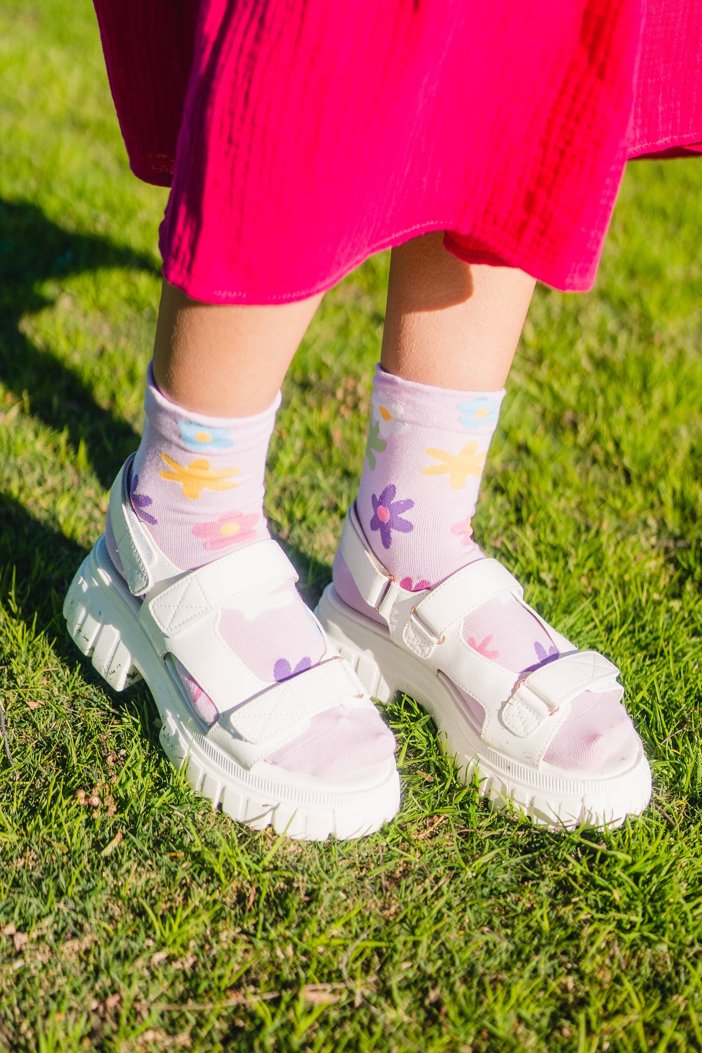 Floral Print Socks