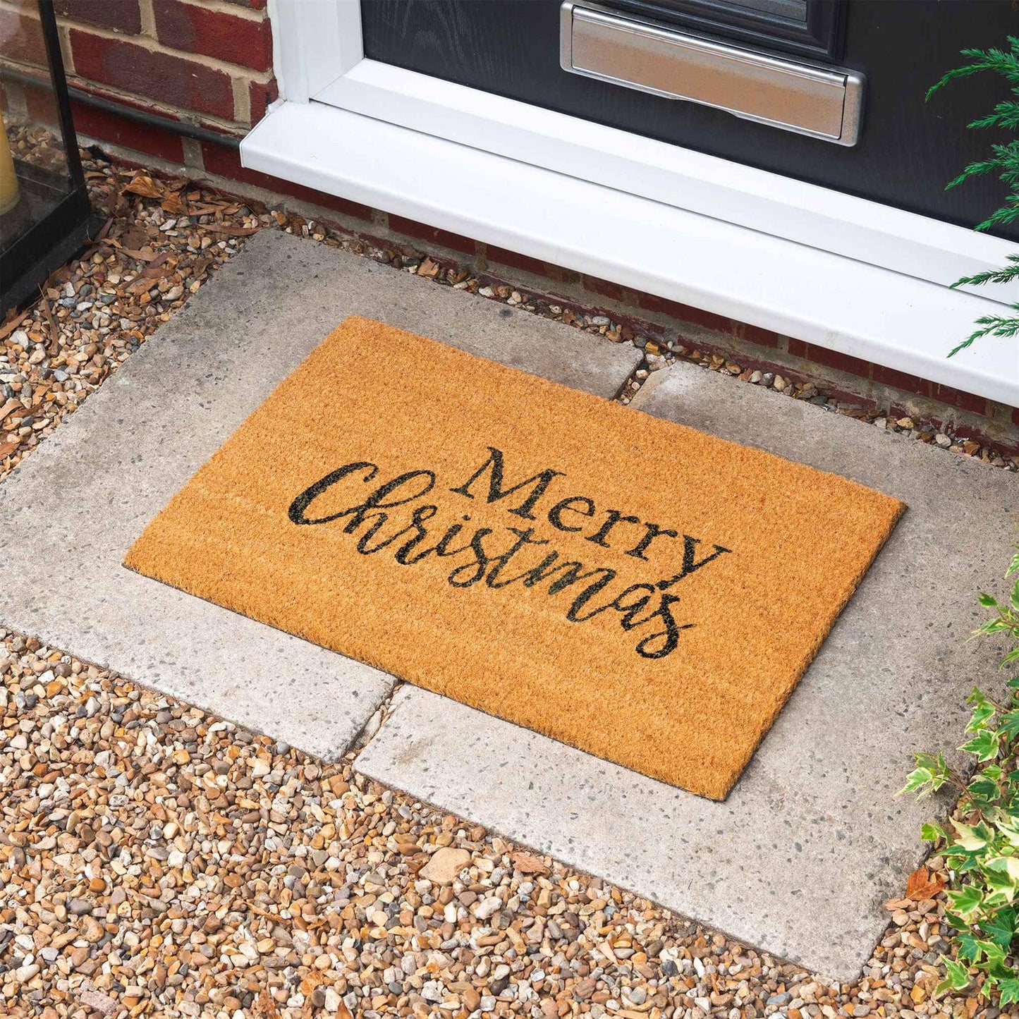 Merry Christmas Door Mat/Rug - 60x40cm - Merry Christmas