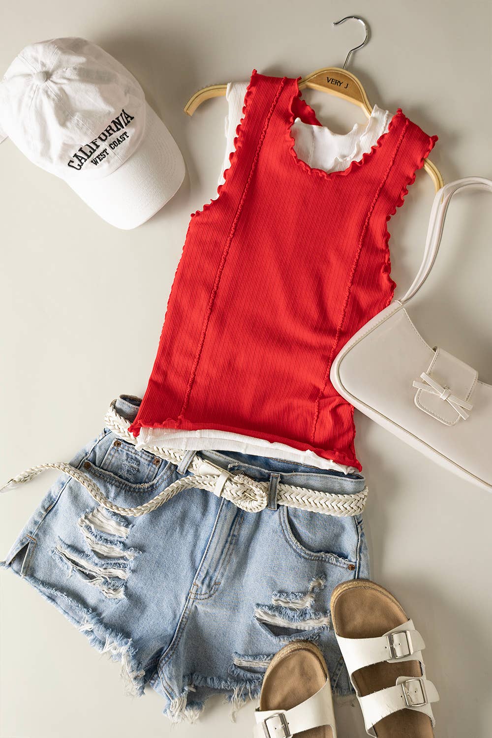 Mia Ripple Hem Knit Top