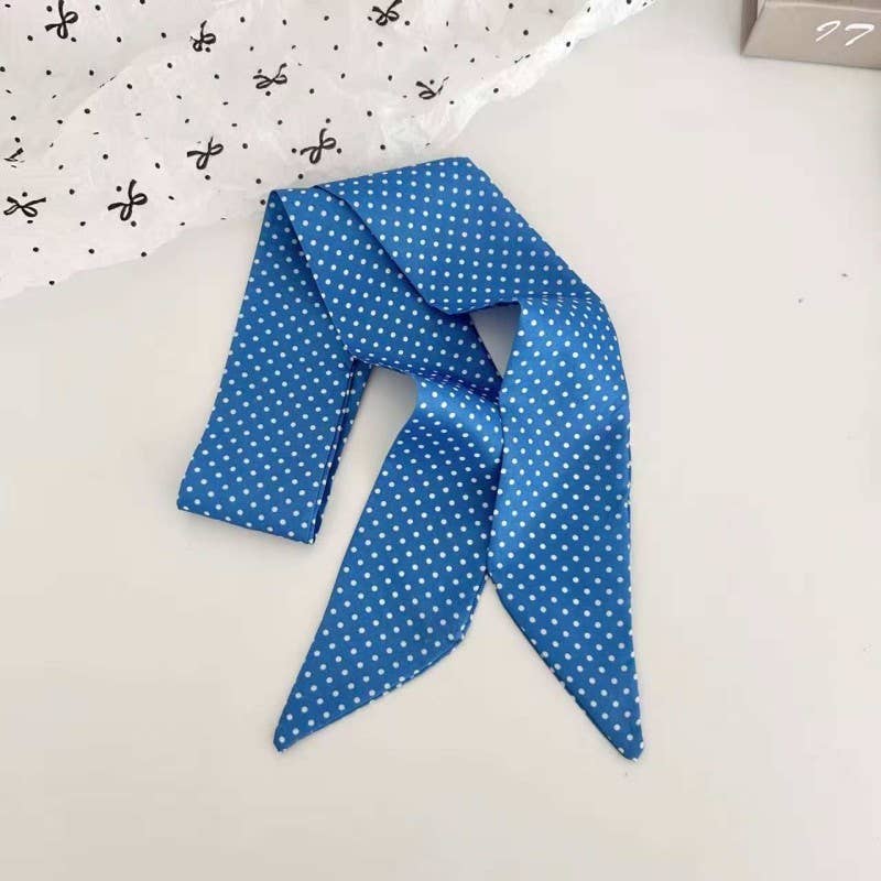 Vintage-Style Skinny Twilly Scarf