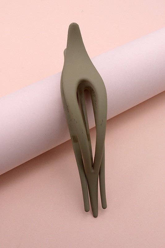 Slim Flat Hair Claw Clips