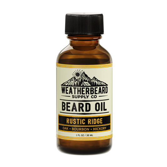 Rustic Ridge Beard Oil – Oak, Bourbon & Hickory
