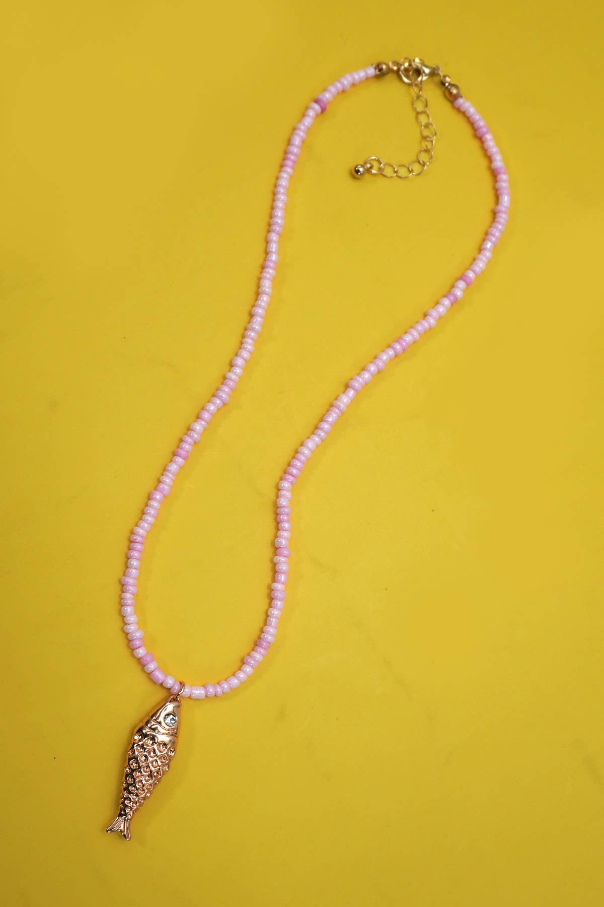 Waterproof Beaded Sardine Necklace