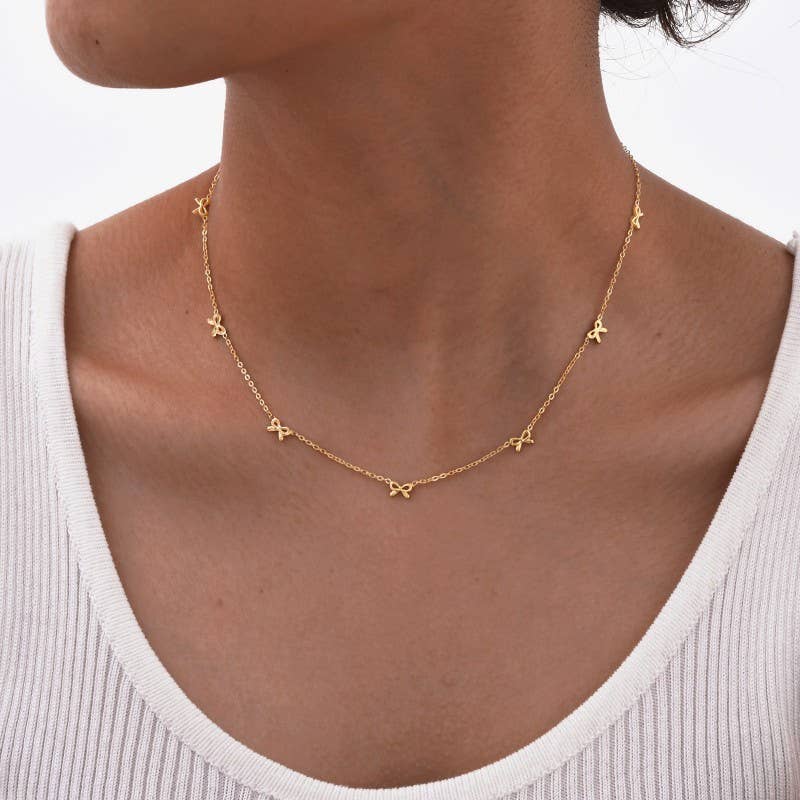 Bow Chain Necklace