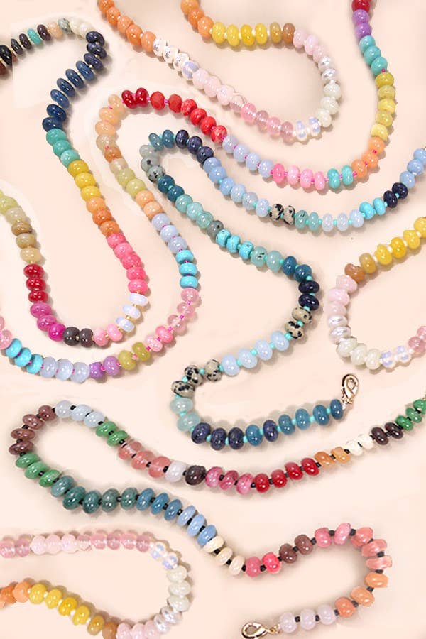 Emmy Glass Bead Necklace