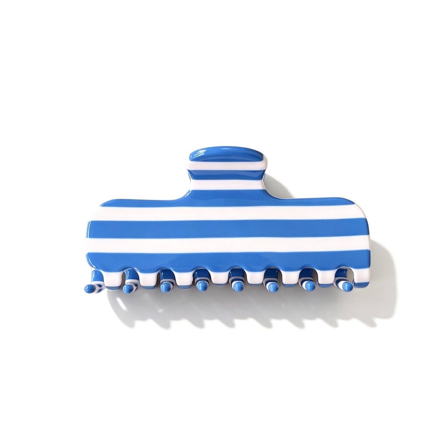 Retro Striped Claw Clip