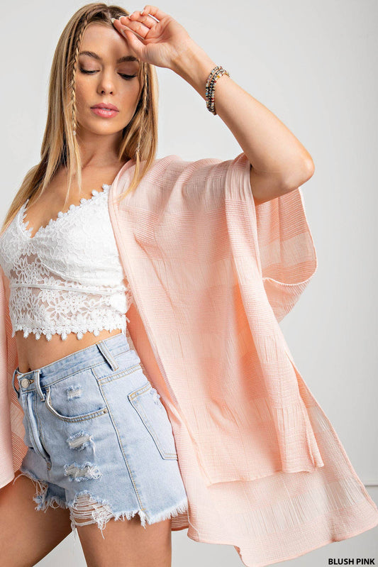 Soft Pink Kimono