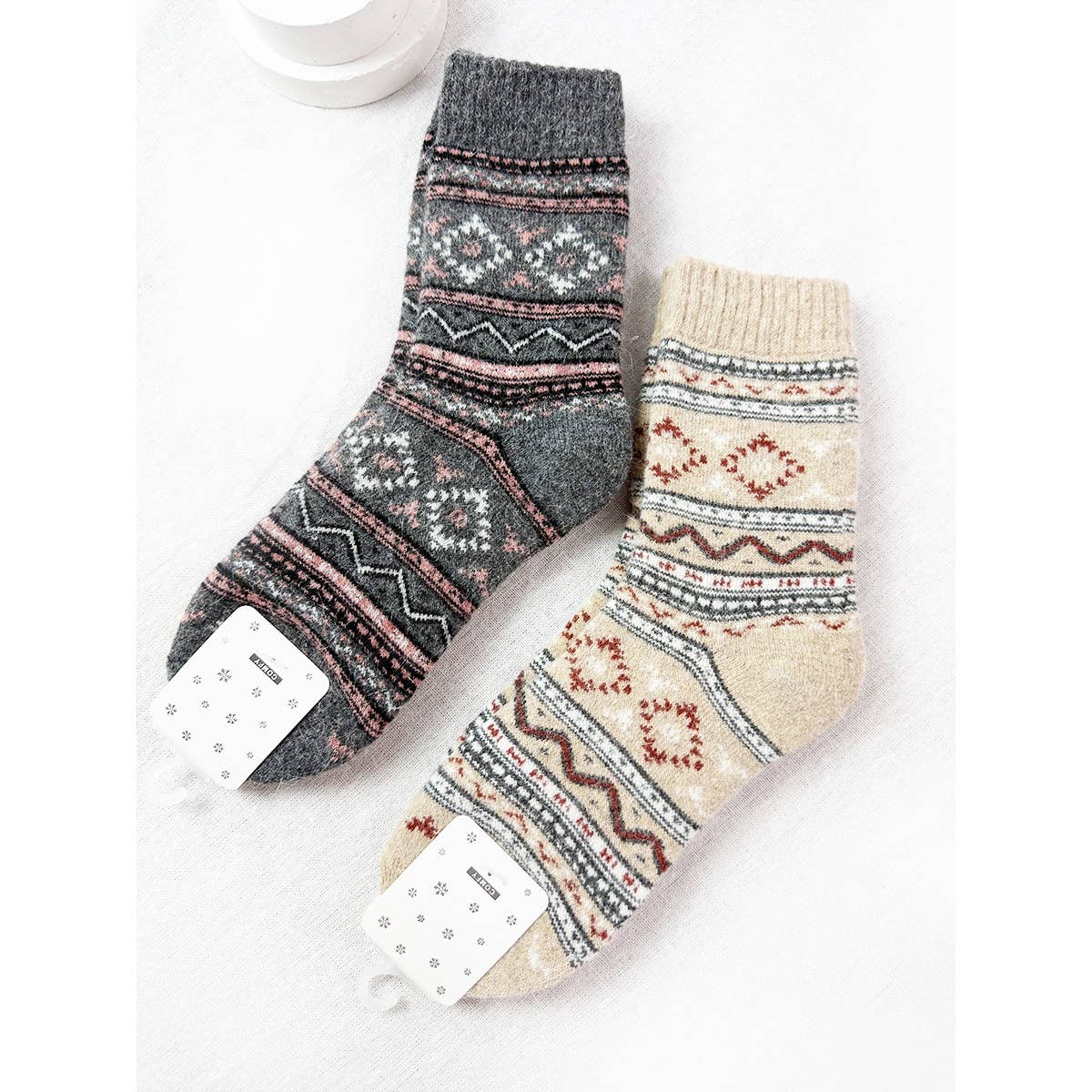 Vintage Winter Aztec Socks