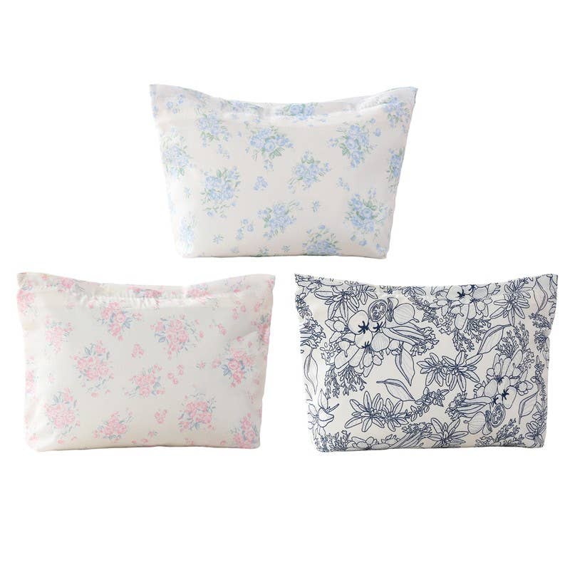 Floral Makeup Bag