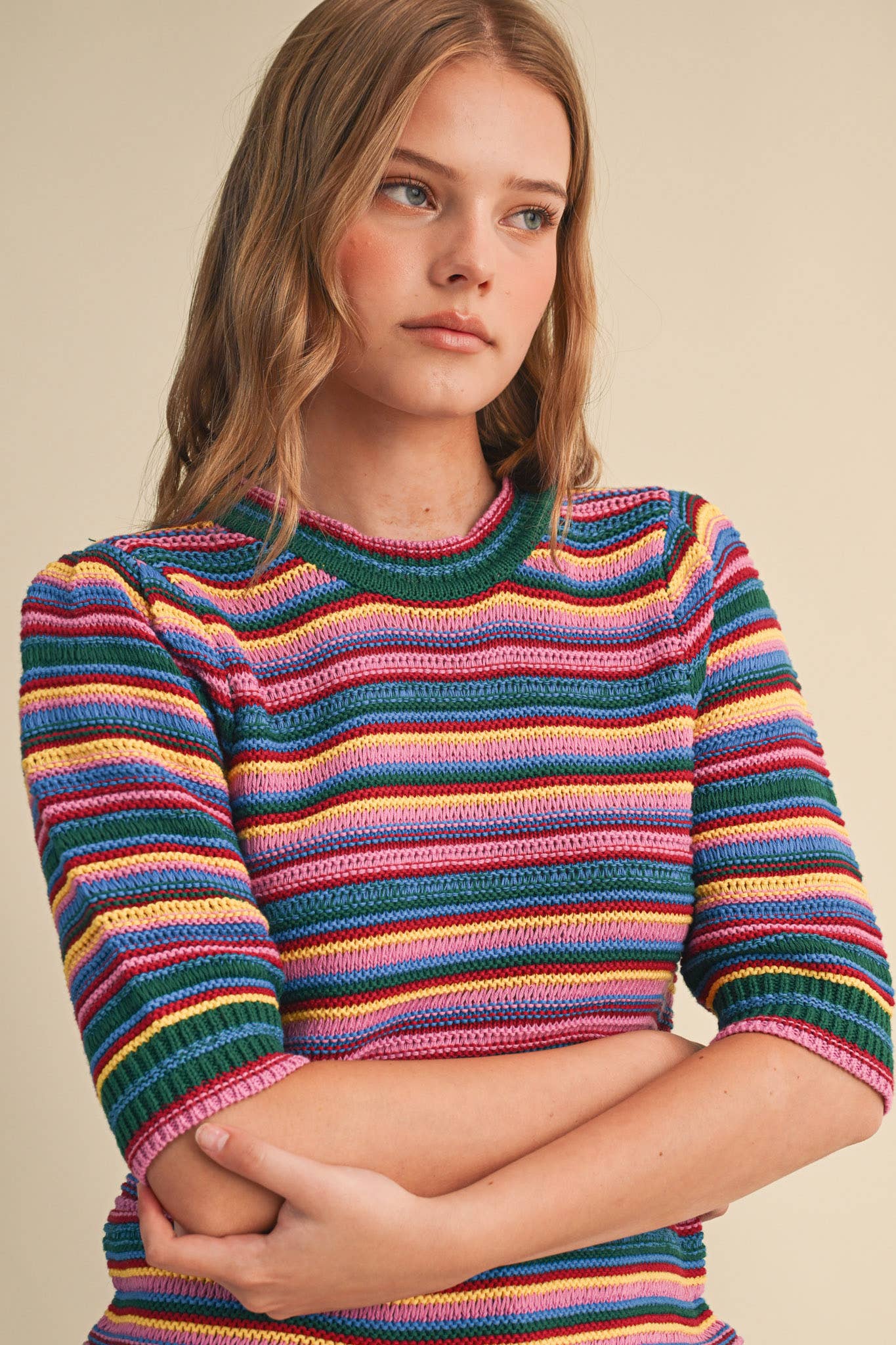 Rainbow Stripe Sweater