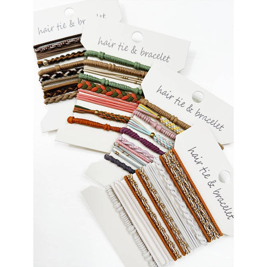 Boho Inspired Hair Tie Bracelets