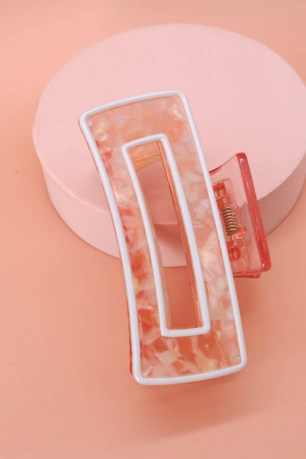 Tortoise Acetate Hair Claw Clip