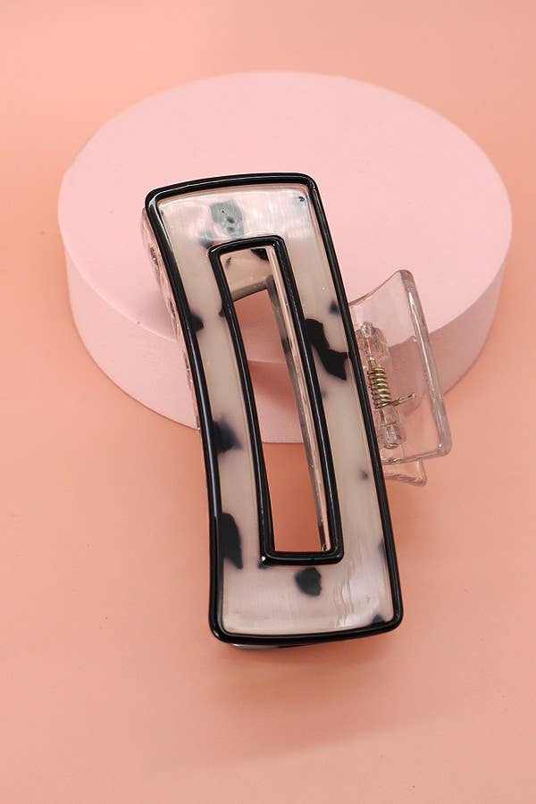 Tortoise Acetate Hair Claw Clip