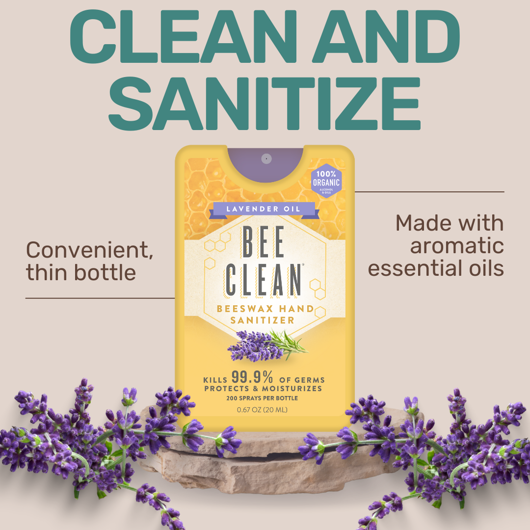 Bee Clean Organic Beeswax Hand Sanitizer