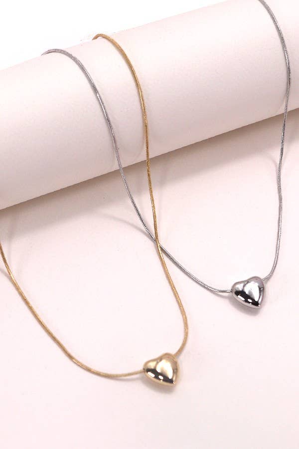 Mini Heart Pendant Necklace