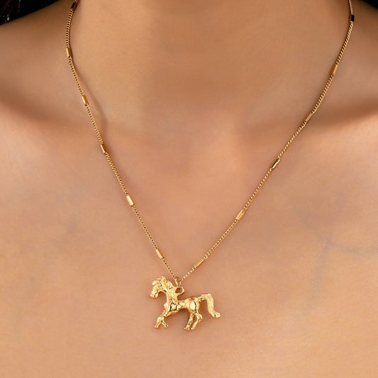 Horse Pendant Necklace