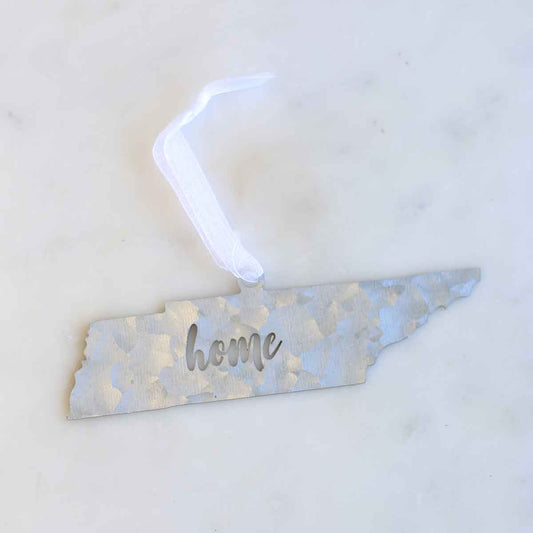 Galvanized Tennessee Home Ornament