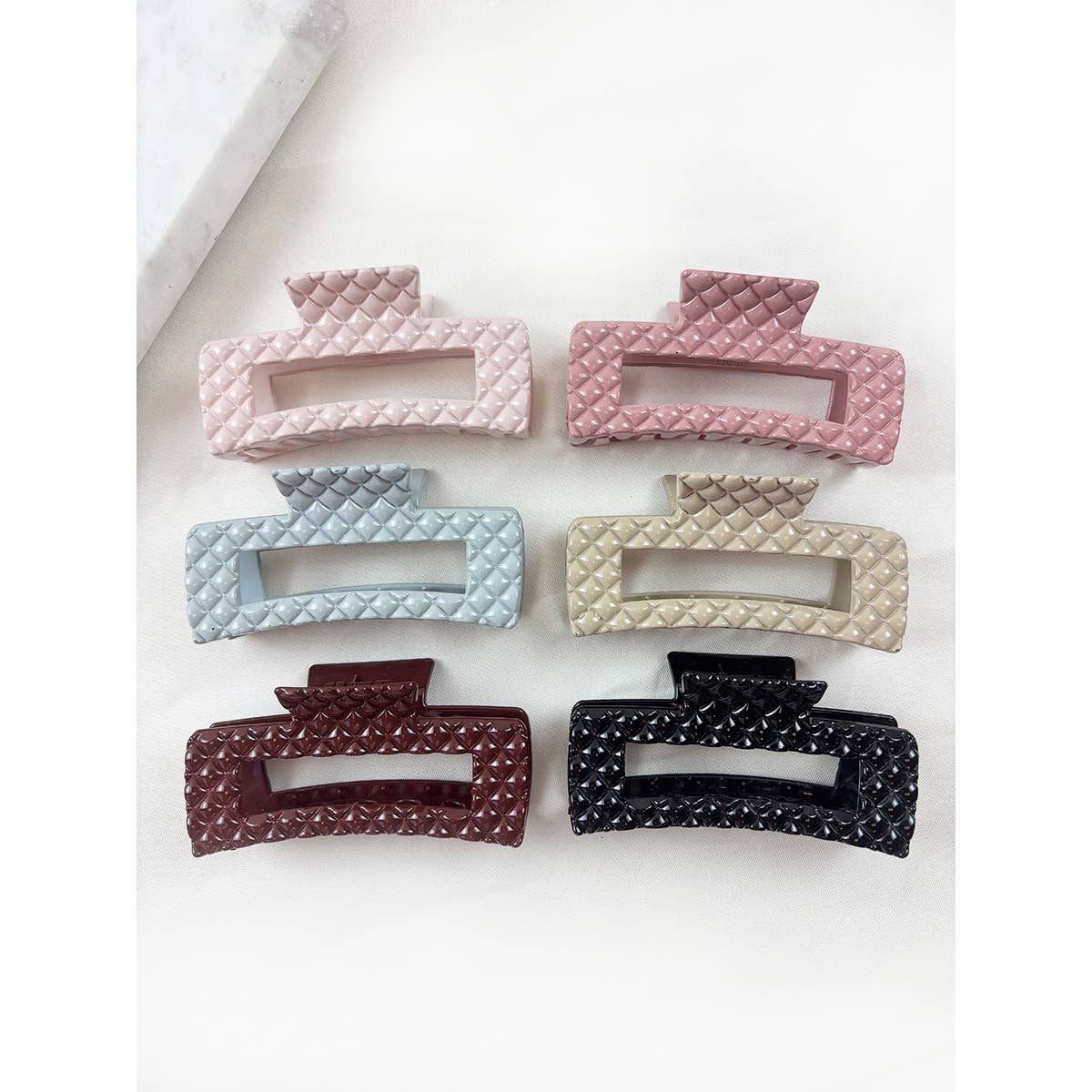 Embossed Cut Out Claw Clip