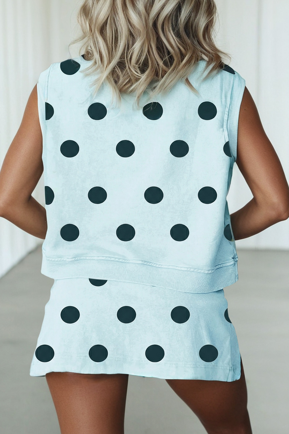 Polka Dot Tank & Skort Set