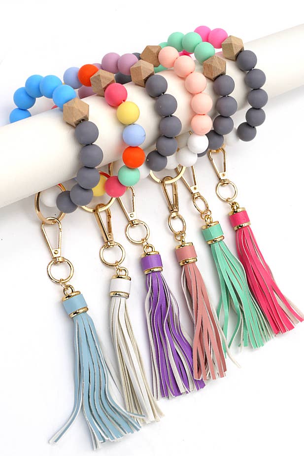 Bead Bracelet Key Chain