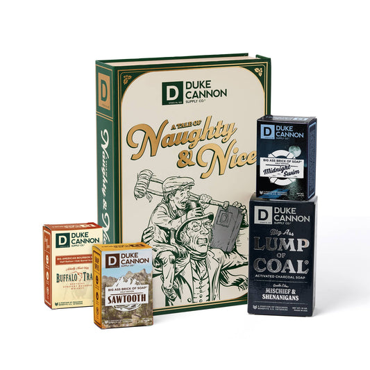 Duke Cannon Naughty Or Nice Book Gift Set