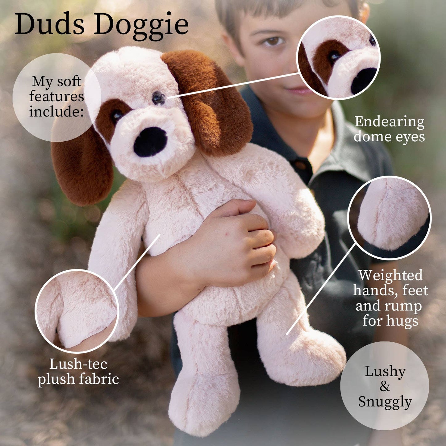 World's Softest 10 inch - Lushee Duds Doggie Plush Toy
