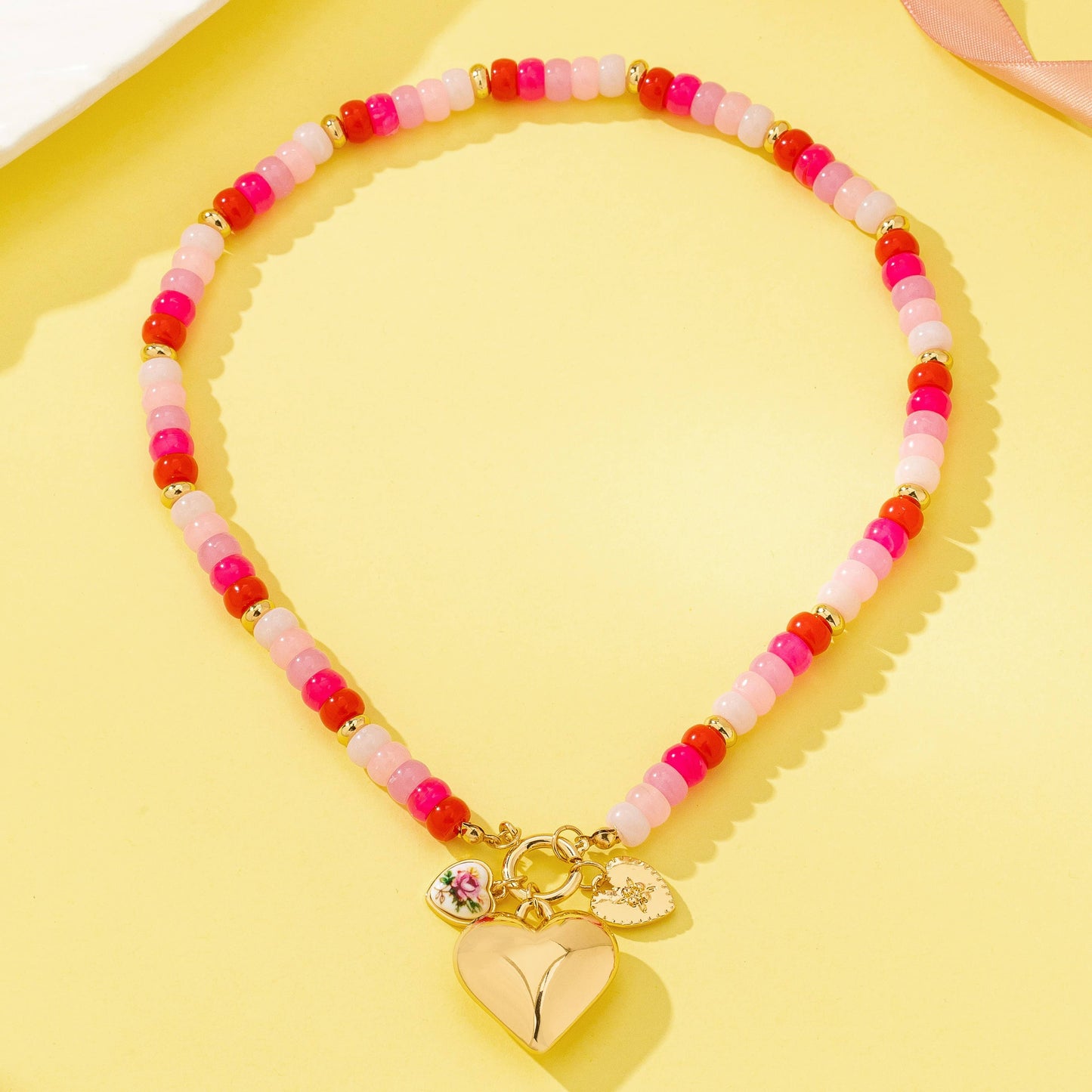Beaded Charm Necklace
