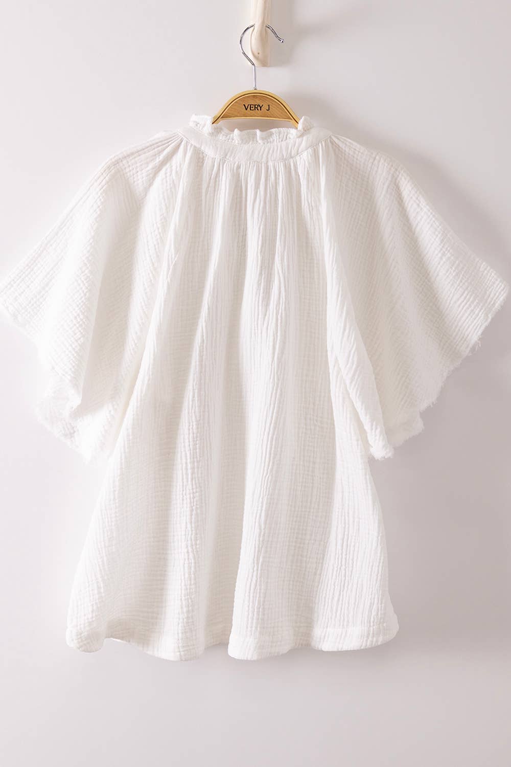 Mineral Washed Gauze Top