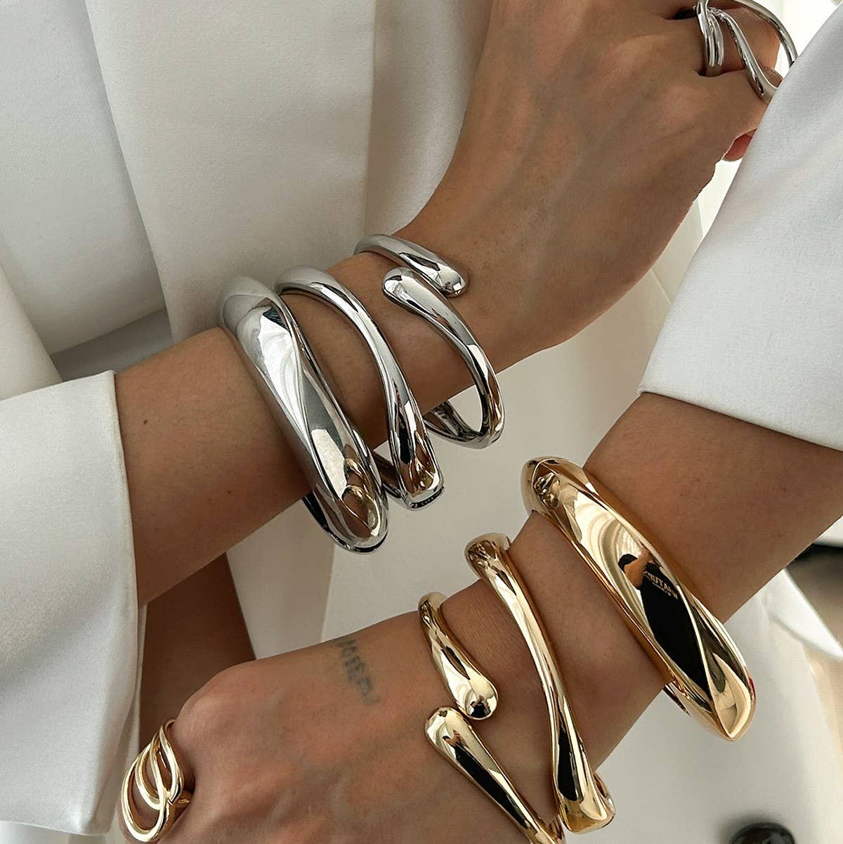 Teardrop Cuff Bracelet