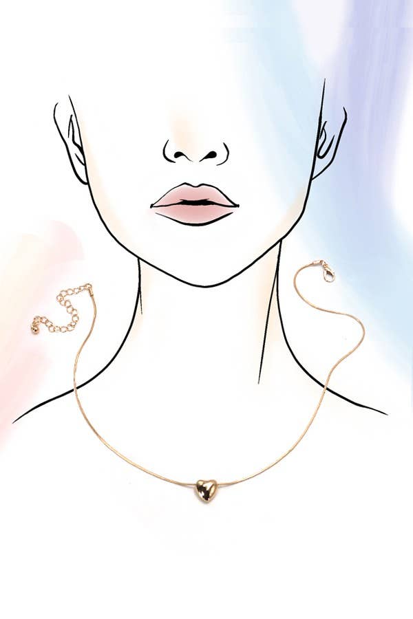 Mini Heart Pendant Necklace