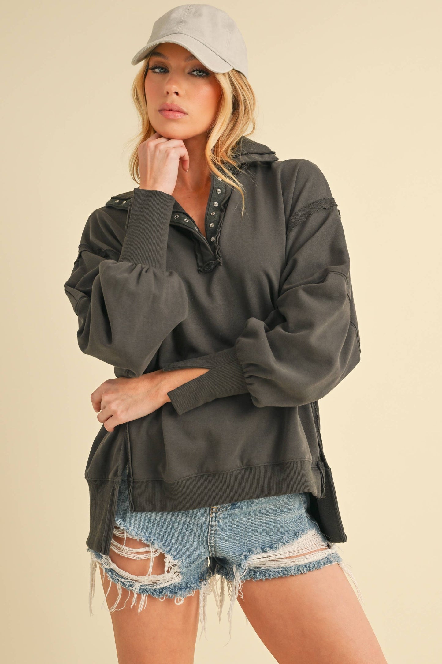 Henley Sweatshirt