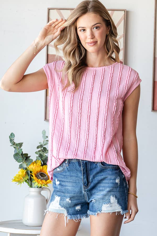 Cleo Textured Top