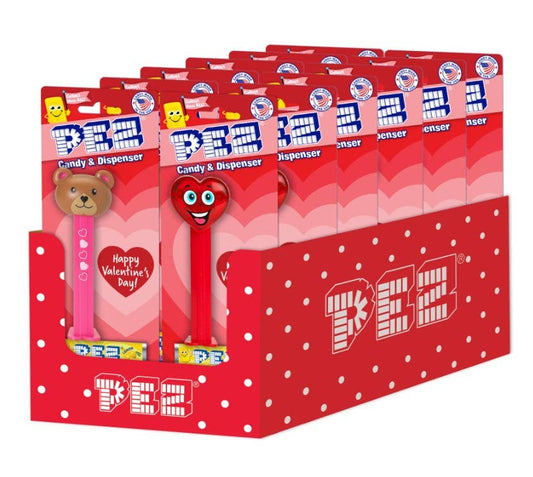 Pez Valentine Dispenser & Candy