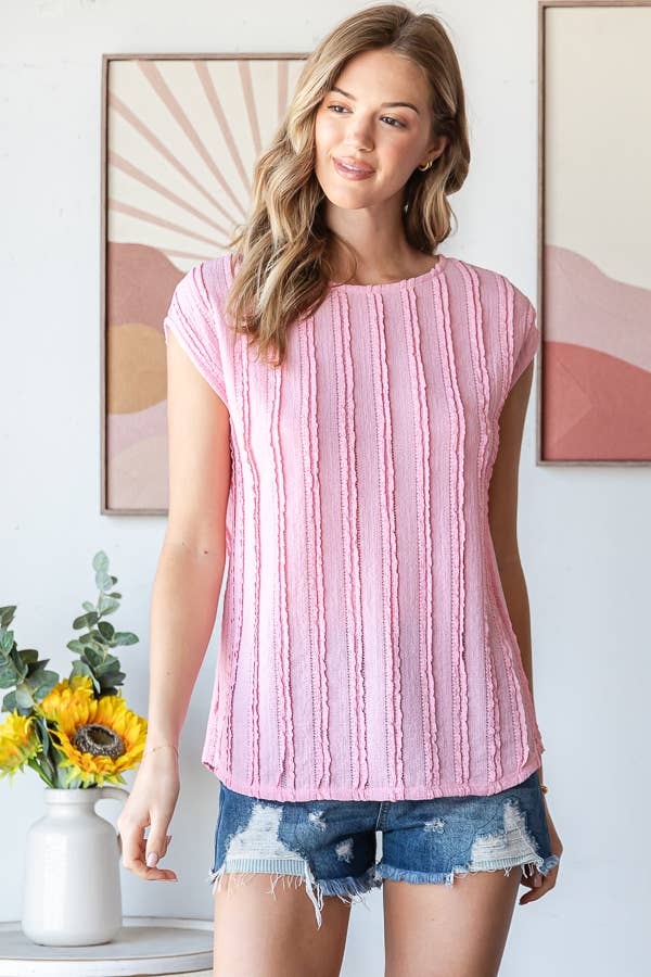Cleo Textured Top