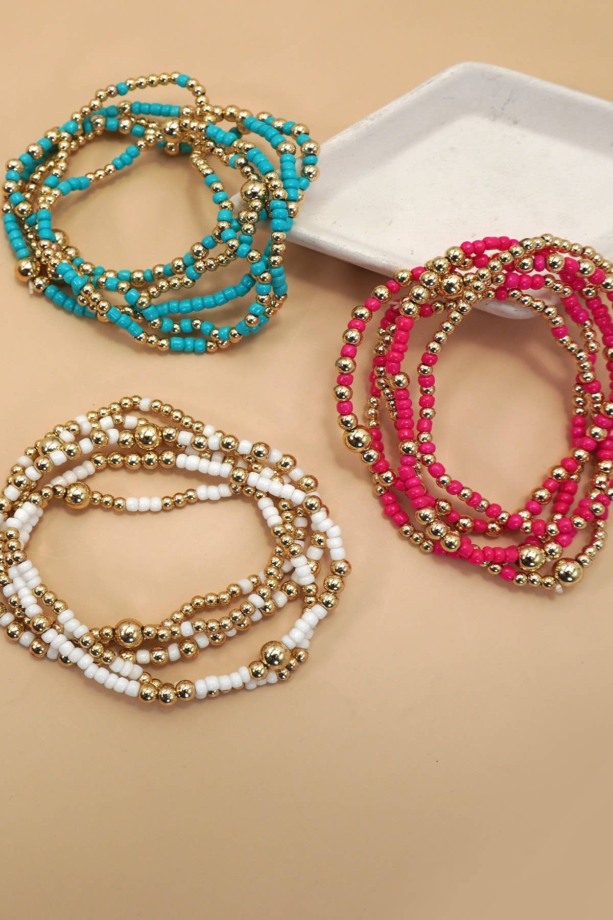 Multi Beaded Bracelet Set