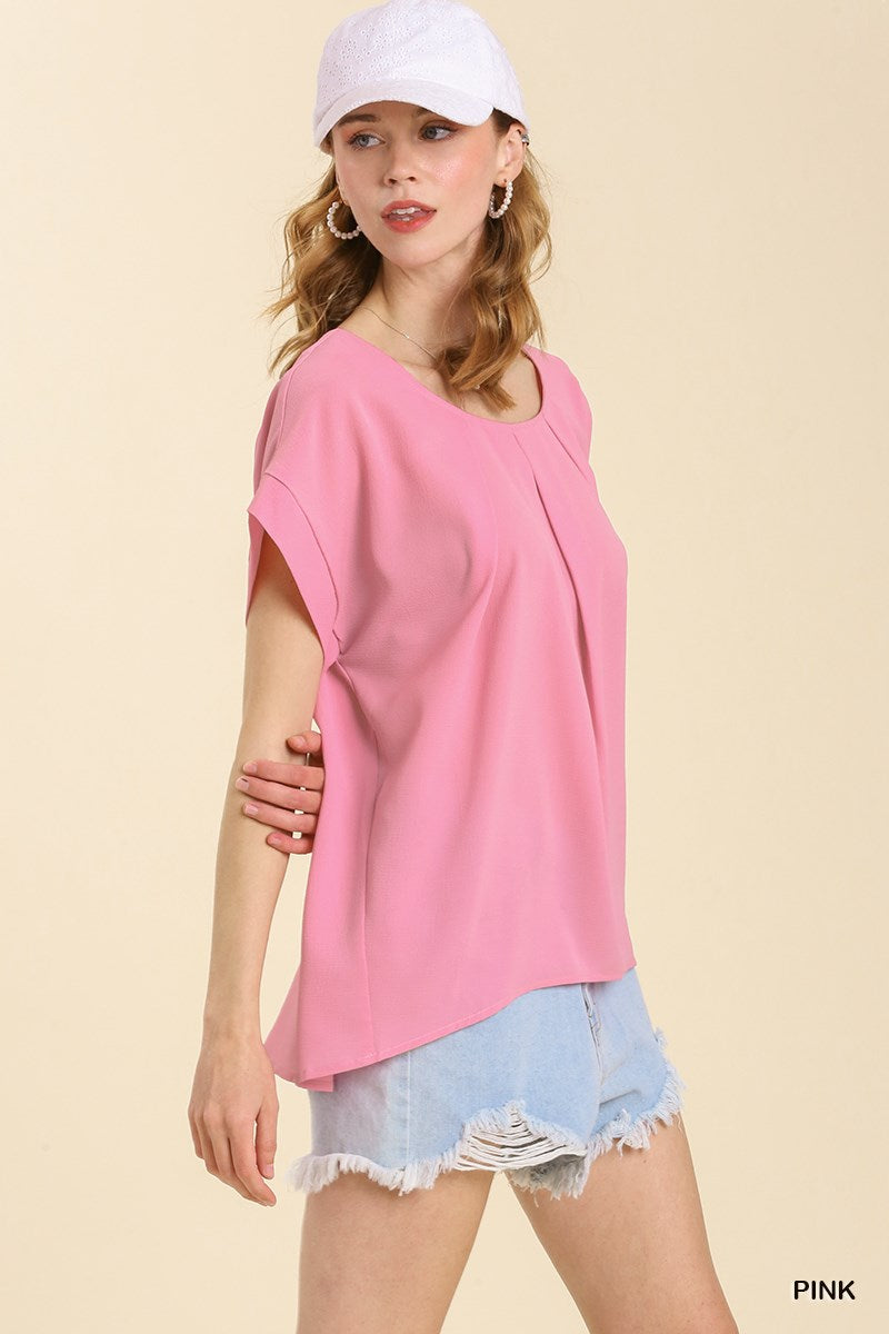 Bloom & Grace Pleated Top