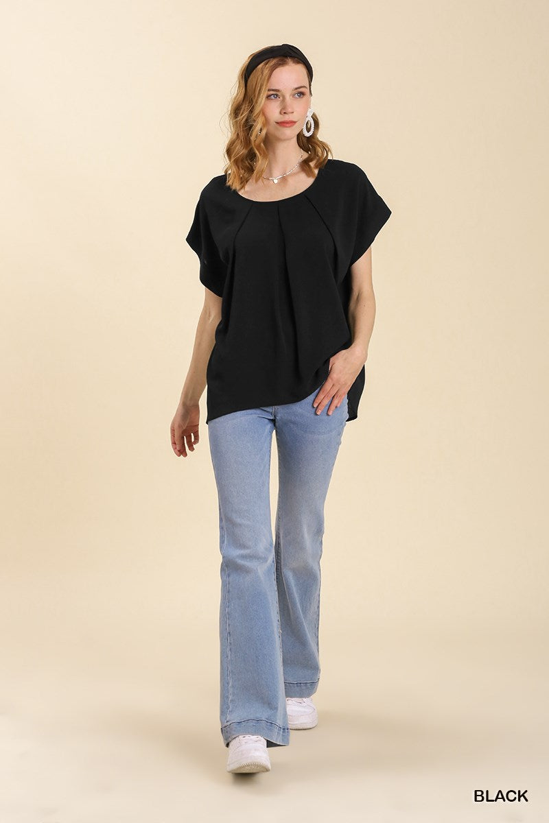 Bloom & Grace Pleated Top