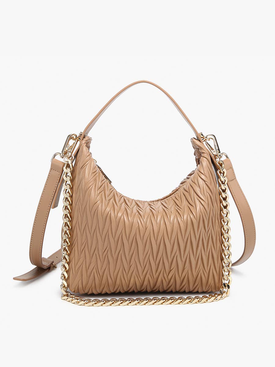 Brenna Matelassé Shoulder Bag – Vegan Leather Bag