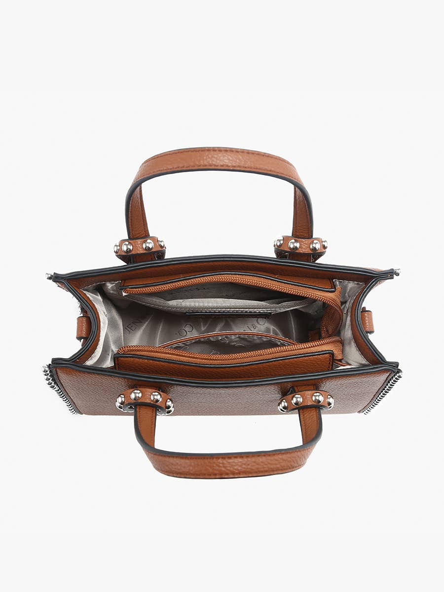 Brenda Contrast Tote Bag – Long Strap