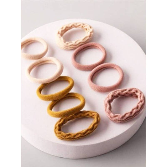 Neutrals Rolled Hair Tie Set