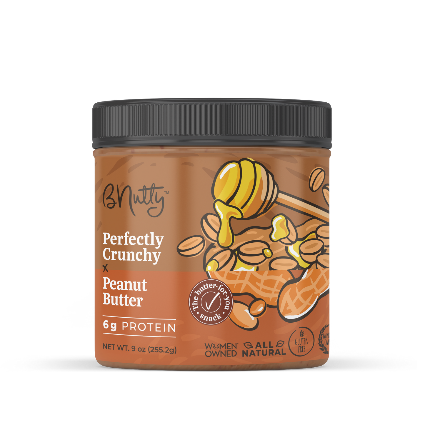 Perfectly Crunchy BNutty Peanut Butter - 9oz