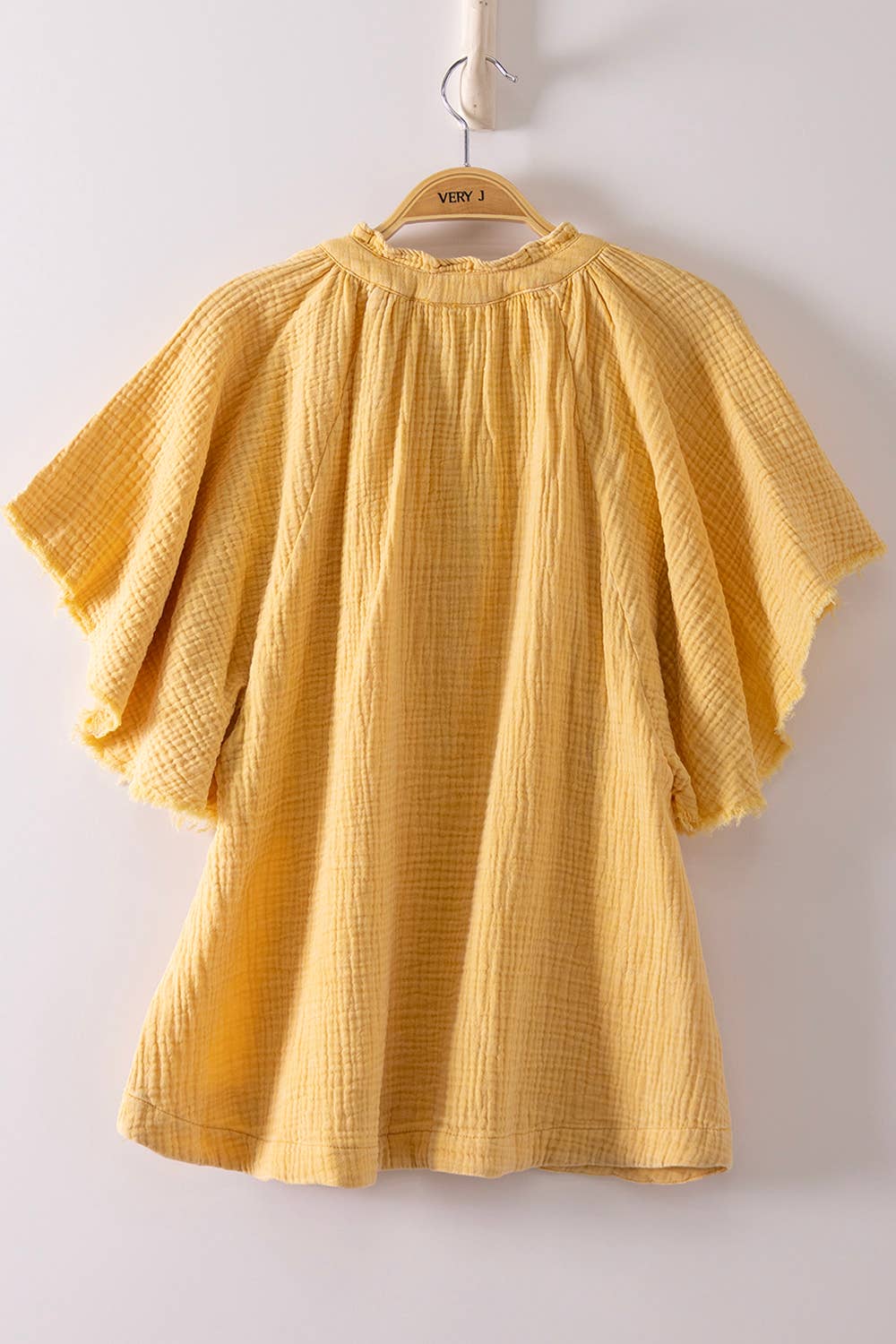 Mineral Washed Gauze Top