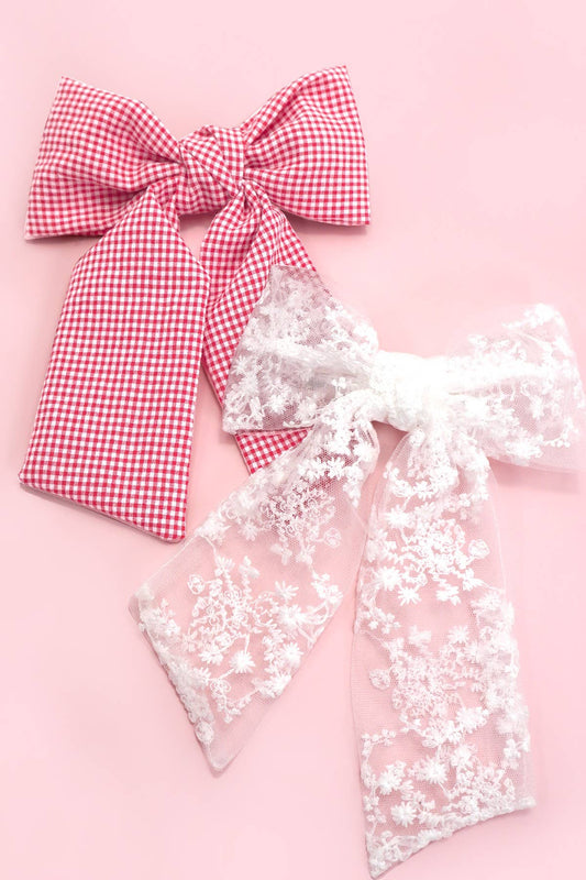 Gingham Bow
