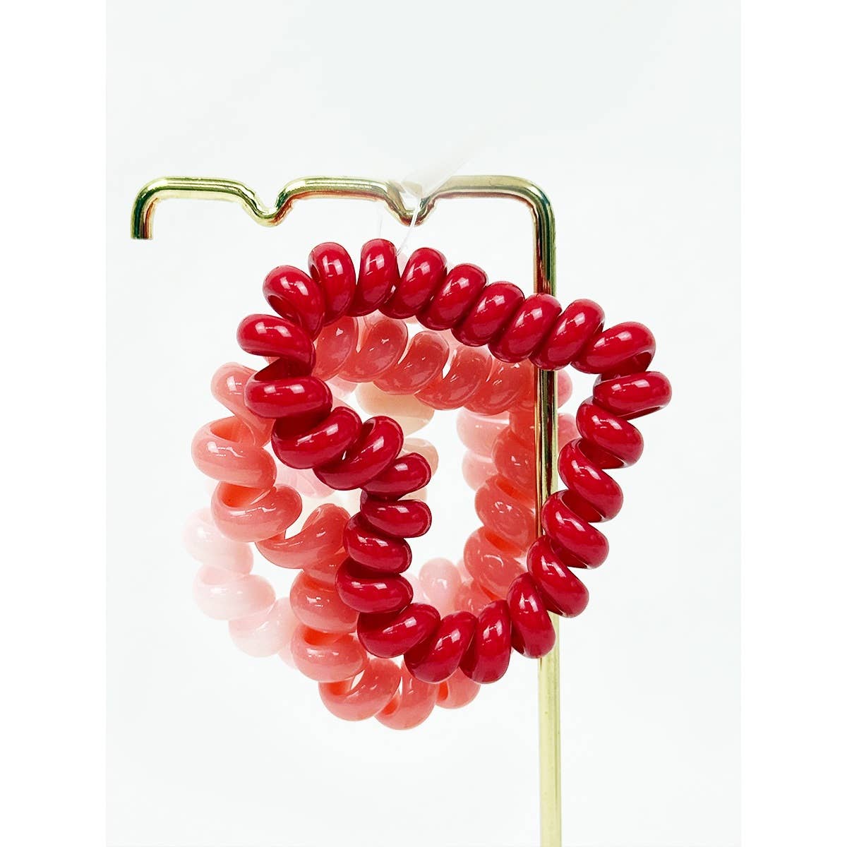 Heart Spiral Hair Tie Set