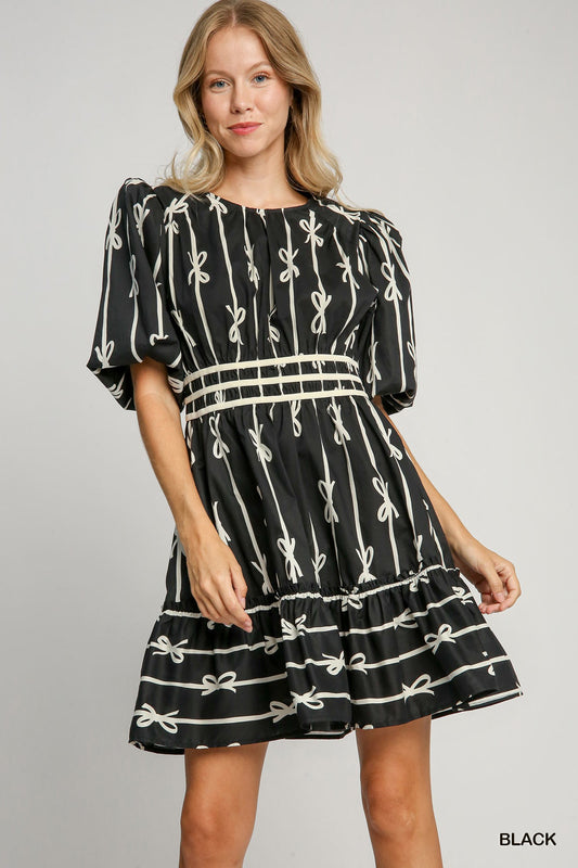 Juliette Bow Stripe Dress