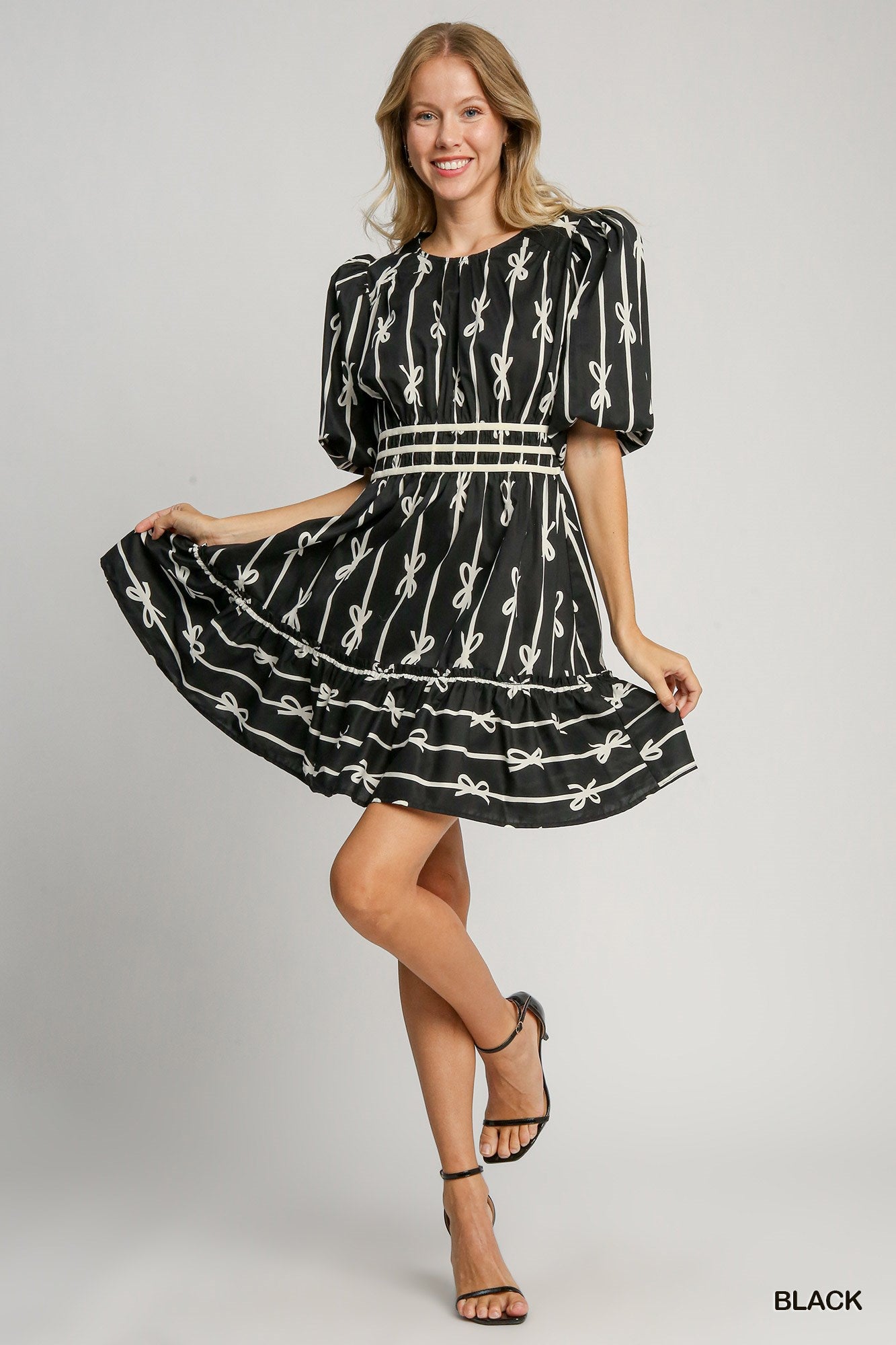 Juliette Bow Stripe Dress