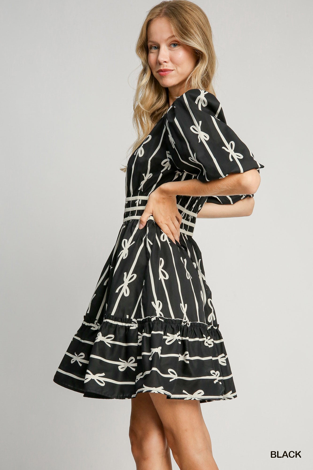 Juliette Bow Stripe Dress