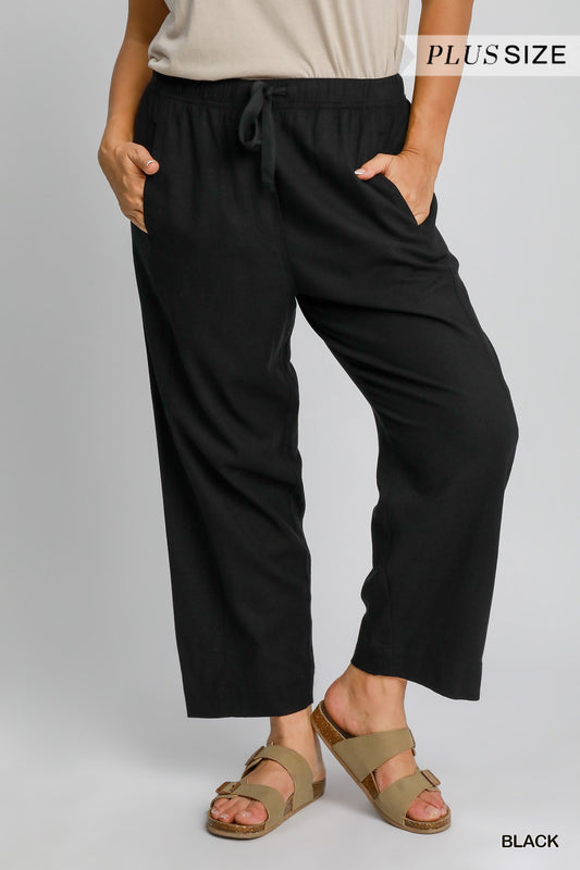 Umgee Linen Blend Pants